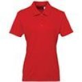 TriDri® Women's panelled TriDri® polo Fire Red